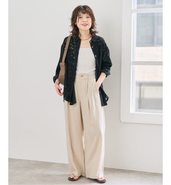 Spick and Span「《新色有り / 追加》シアージャガードシャツ」|シャツ・ブラウス|