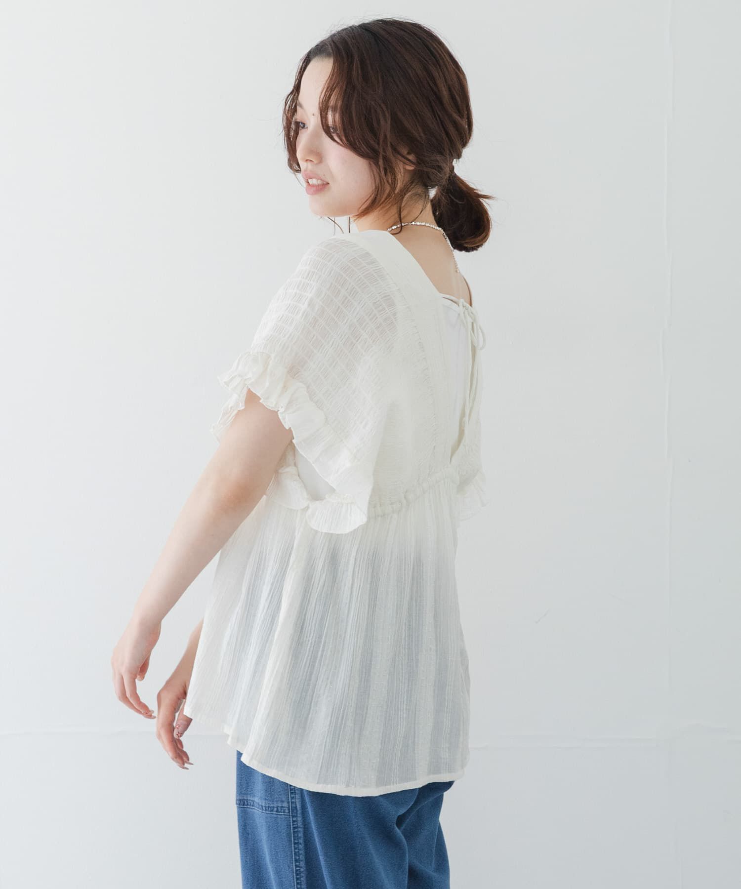 Sonny Label 「楊柳ドビーシャーリングブラウス」|シャツ・ブラウス|