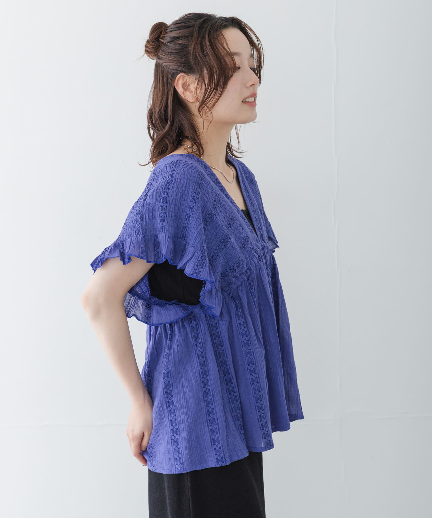 Sonny Label 「楊柳ドビーシャーリングブラウス」|シャツ・ブラウス|