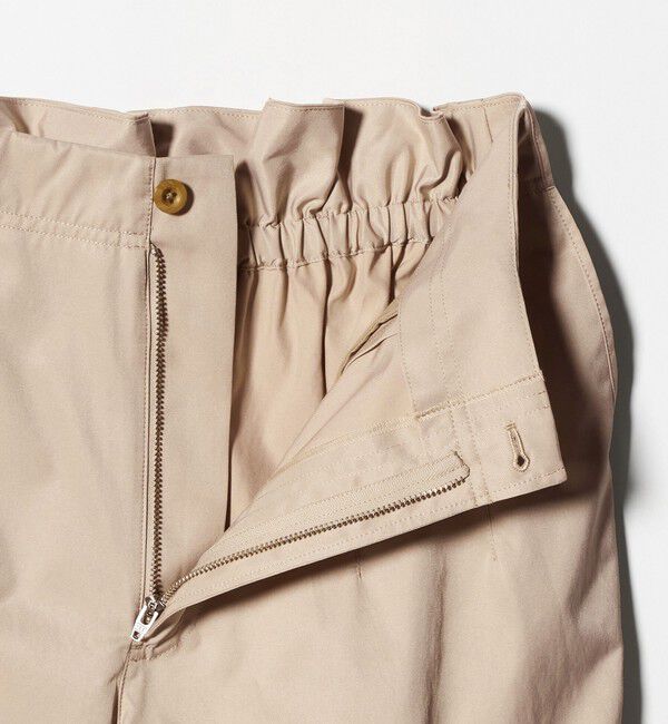 UNITED ARROWS「バック ギャザー リボンデザイン パンツ」|チノ|