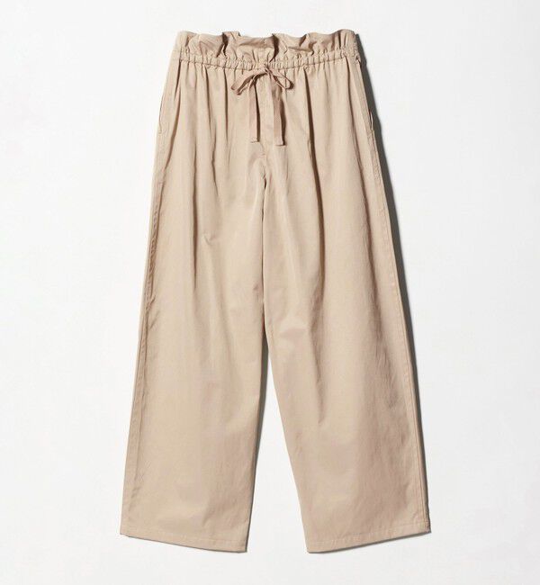 UNITED ARROWS「バック ギャザー リボンデザイン パンツ」|チノ|