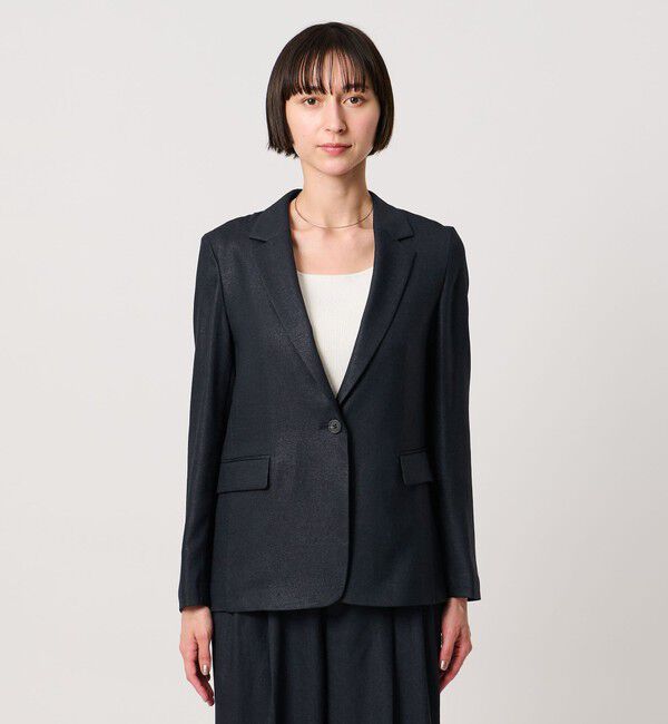 UNITED ARROWS「Spiree IAS テーラード ジャケット ‐UVカット 接触冷感 ウォッシャブル‐」|テーラードジャケット|