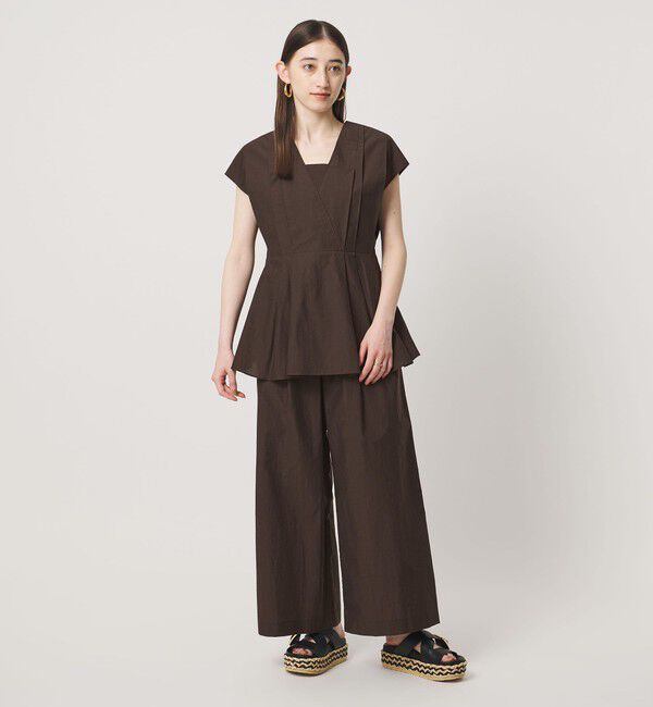 UNITED ARROWS「MANTECO POP ワイドパンツ」|スラックス|