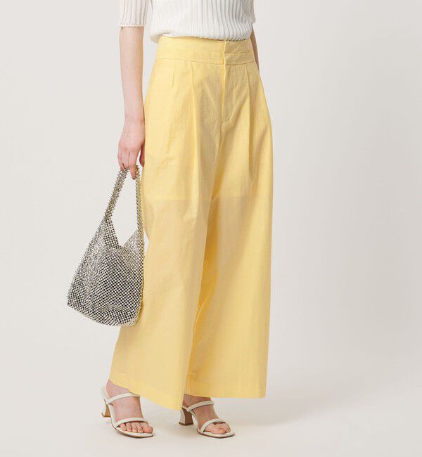 UNITED ARROWS「MANTECO POP ワイドパンツ」|スラックス|