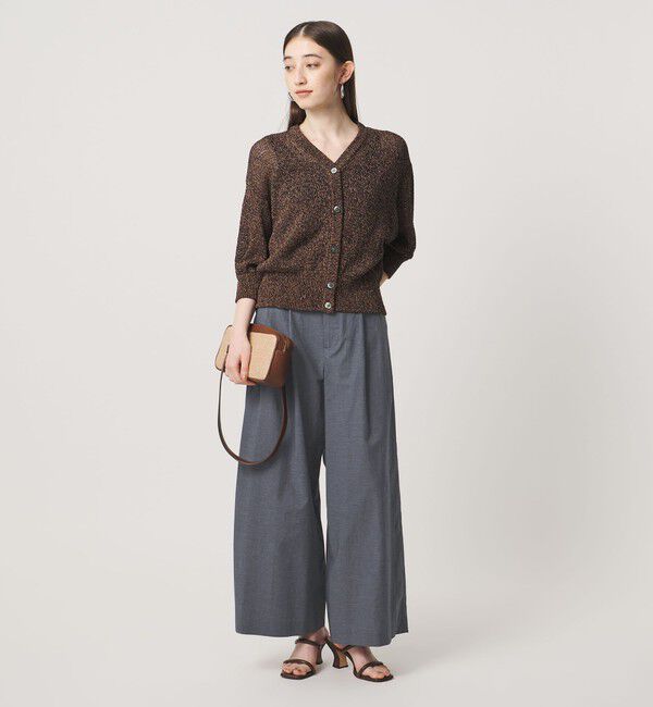 UNITED ARROWS「MANTECO POP ワイドパンツ」|スラックス|