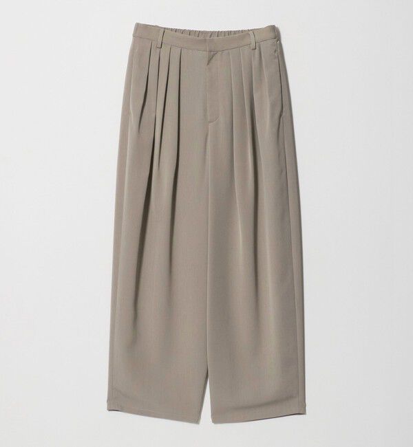 UNITED ARROWS「タック ビッグ ワイドパンツ」|スラックス|