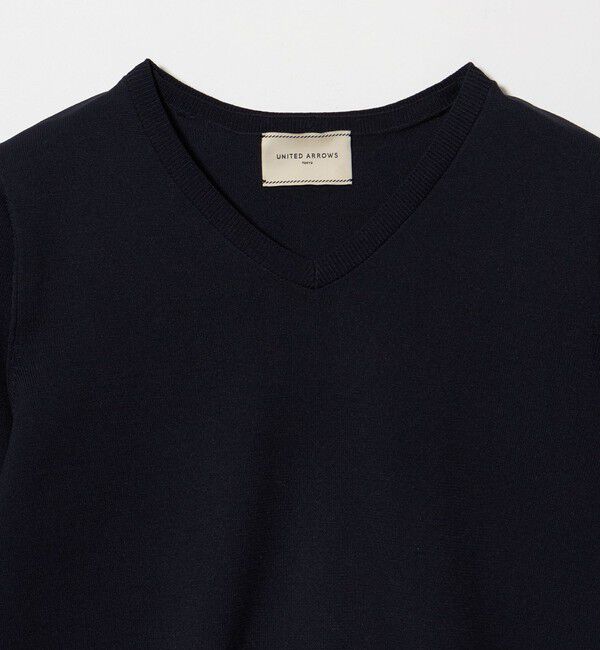 UNITED ARROWS「4WAY ボウタイレース ショートスリーブ ニット」|ニット・セーター|