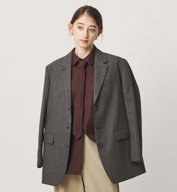 UNITED ARROWS「コットン タイ シャツ」|シャツ・ブラウス|