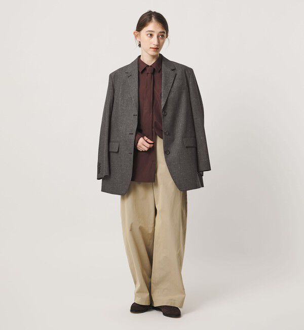UNITED ARROWS「コットン タイ シャツ」|シャツ・ブラウス|