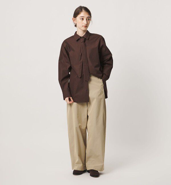 UNITED ARROWS「コットン タイ シャツ」|シャツ・ブラウス|