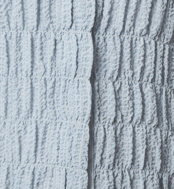 UNITED ARROWS green label relaxing「【WEB限定】＜at ease＞シアー サッカーライク クルーネック カーディガン」|カーディガン|