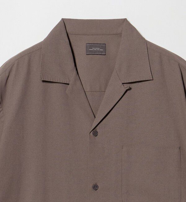 UNITED ARROWS green label relaxing「TR 和紙 オープンカラー 半袖 シャツ」|シャツ・ブラウス|