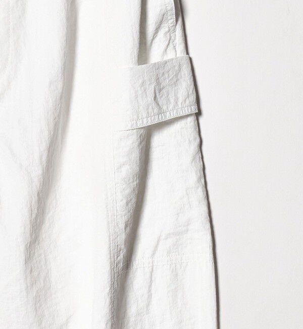 UNITED ARROWS green label relaxing「バルーン カーゴ パンツ オフホワイト  UVカット」|カーゴ|