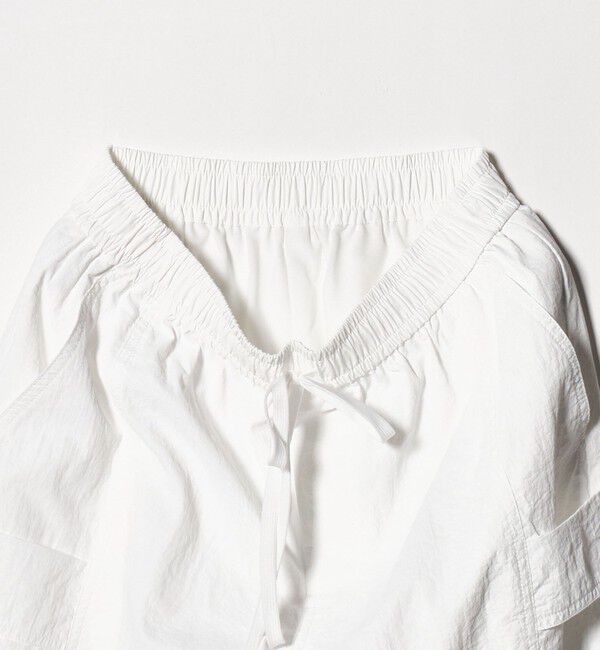 UNITED ARROWS green label relaxing「バルーン カーゴ パンツ オフホワイト  UVカット」|カーゴ|