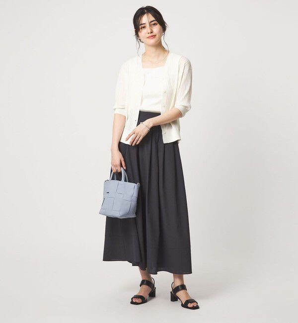 UNITED ARROWS green label relaxing「ブライトシアー Vネック ニット カーディガン」|カーディガン|