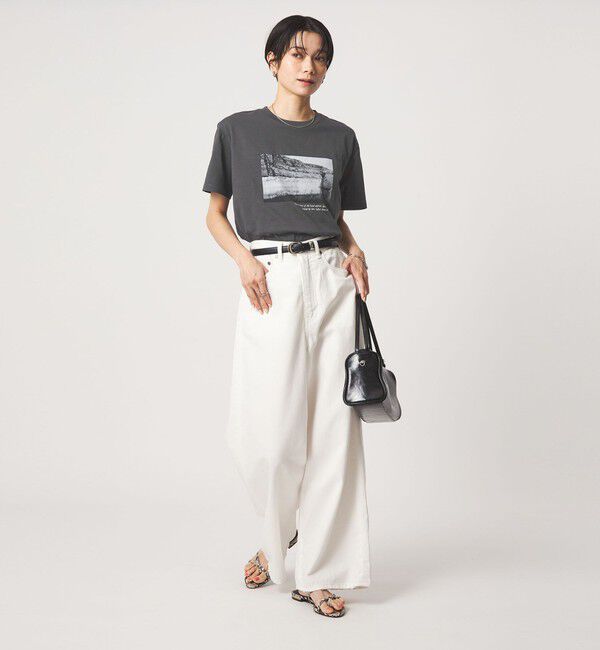 UNITED ARROWS green label relaxing「ロゴ ショートスリーブ Tシャツ」|Tシャツ・カットソー|