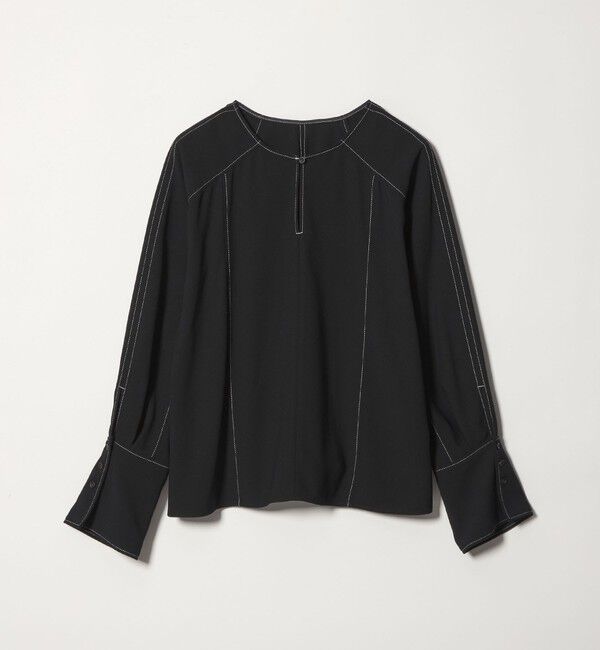 EMMEL REFINES「＜EMMEL REFINES＞EM ハイショク ステッチ 2WAY ブラウス」|シャツ・ブラウス|