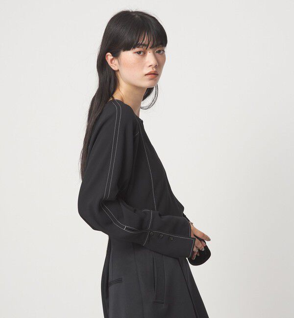 EMMEL REFINES「＜EMMEL REFINES＞EM ハイショク ステッチ 2WAY ブラウス」|シャツ・ブラウス|