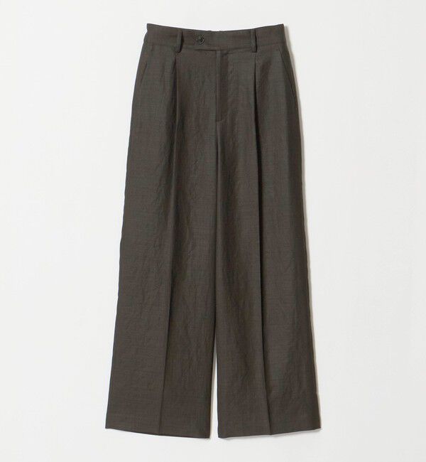UNITED ARROWS green label relaxing「［size SHORT/TALLあり］トリアセ ストレート パンツ UVカット 通気性」|スラックス|DK.GRAY
