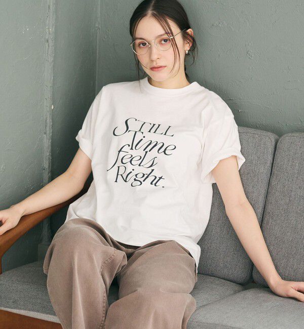 BEAUTY&YOUTH UNITED ARROWS「【WEB限定】ロゴプリント Tシャツ」|Tシャツ・カットソー|