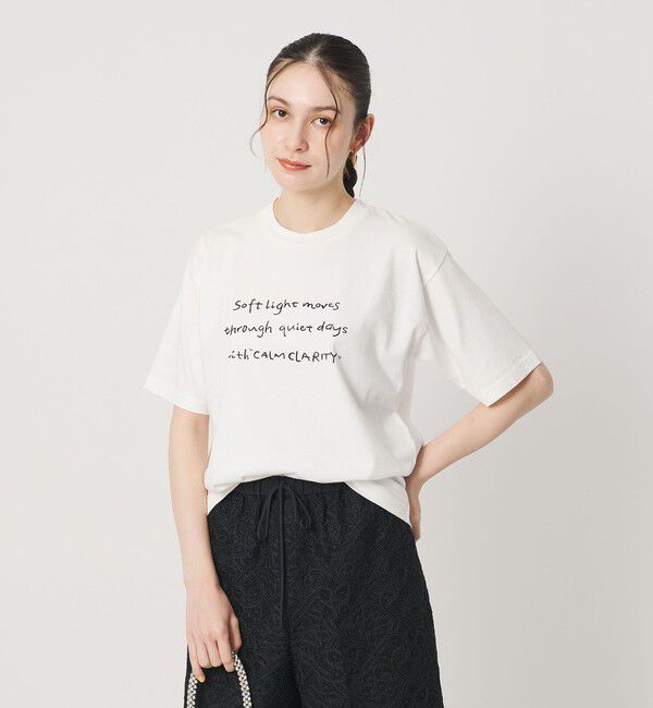 BEAUTY&YOUTH UNITED ARROWS「【WEB限定】ロゴプリント Tシャツ」|Tシャツ・カットソー|