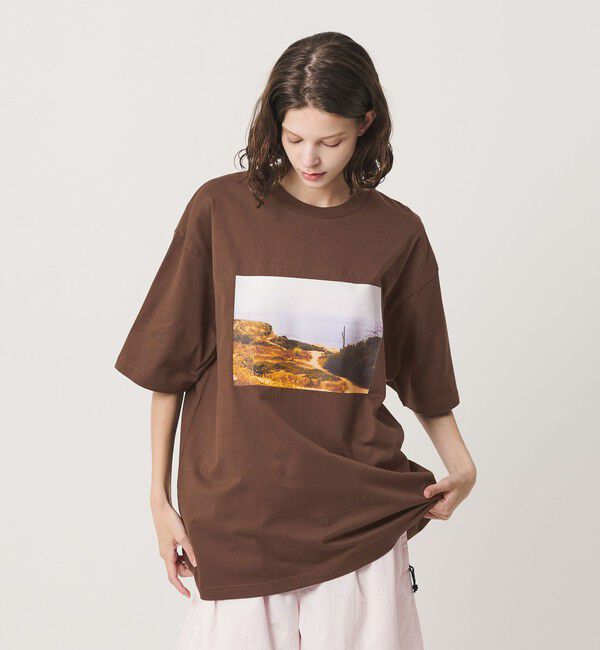 California General Store「＜CGS.＞ROKI ボード フォト Ｔシャツ」|Tシャツ・カットソー|DK.BROWN