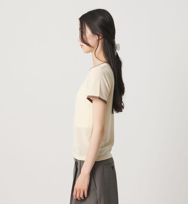 BEAUTY&YOUTH UNITED ARROWS「【WEB限定】キャミソール＆ショートスリーブ ループニットプルオーバー ウォッシャブル」|ニット・セーター|
