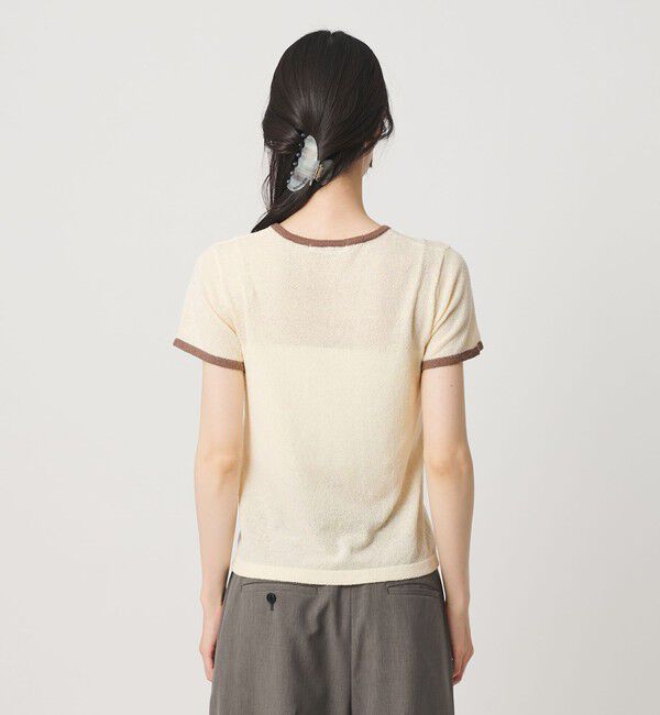 BEAUTY&YOUTH UNITED ARROWS「【WEB限定】キャミソール＆ショートスリーブ ループニットプルオーバー ウォッシャブル」|ニット・セーター|