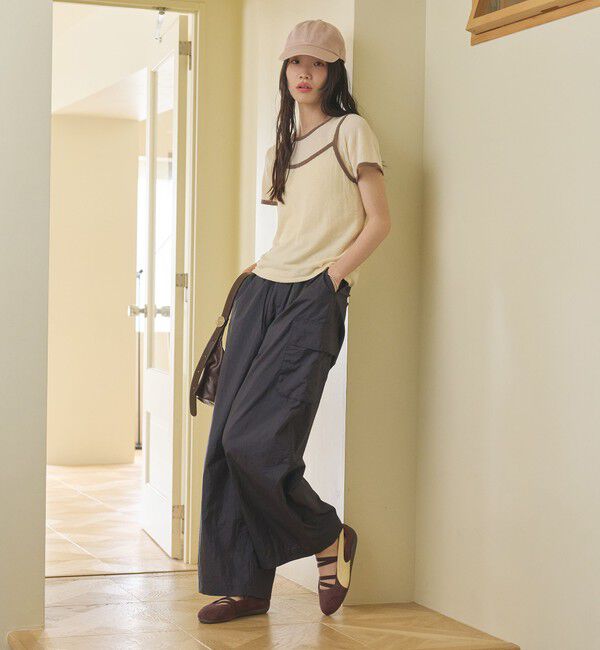 BEAUTY&YOUTH UNITED ARROWS「【WEB限定】キャミソール＆ショートスリーブ ループニットプルオーバー ウォッシャブル」|ニット・セーター|
