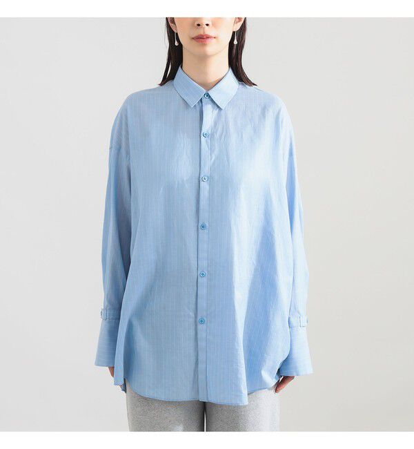 Demi-Luxe BEAMS 「AK+1 / コットンボイル ストライプ シャツ」|シャツ・ブラウス|
