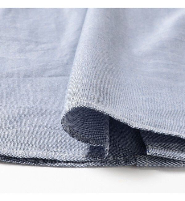 BEAMS「オックスフォード ボタンダウンシャツ 5分丈【ワイドフィット】」|シャツ・ブラウス|