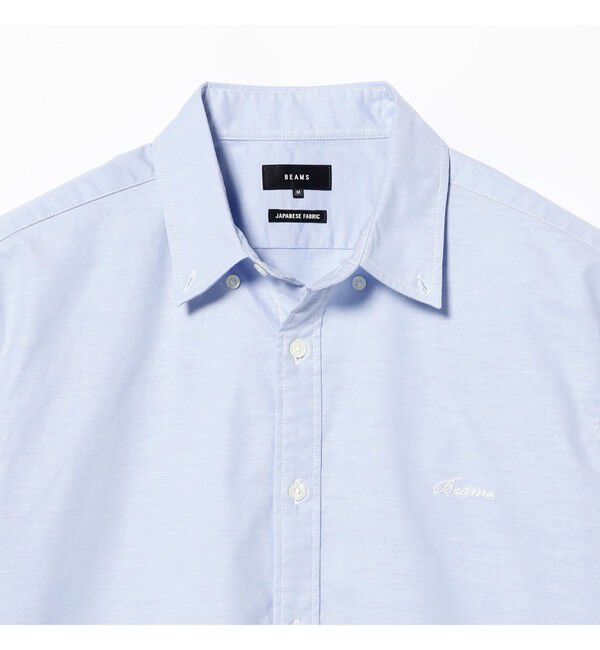 BEAMS「オックスフォード ワンポイント ミニボタンダウンシャツ【ベーシックフィット】」|シャツ・ブラウス|