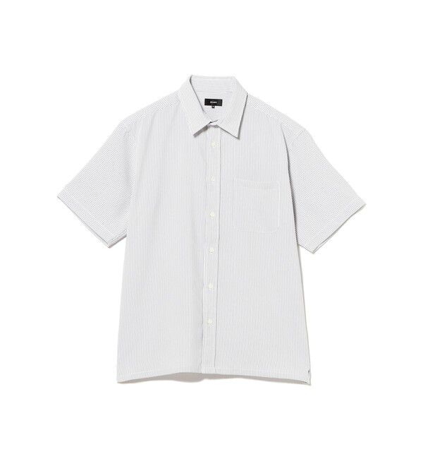 BEAMS「シアサッカー シャツ【リラックスフィット】」|シャツ・ブラウス|