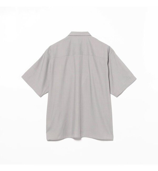BEAMS「ソリッド TR ハーフスリーブ シャツ」|シャツ・ブラウス|