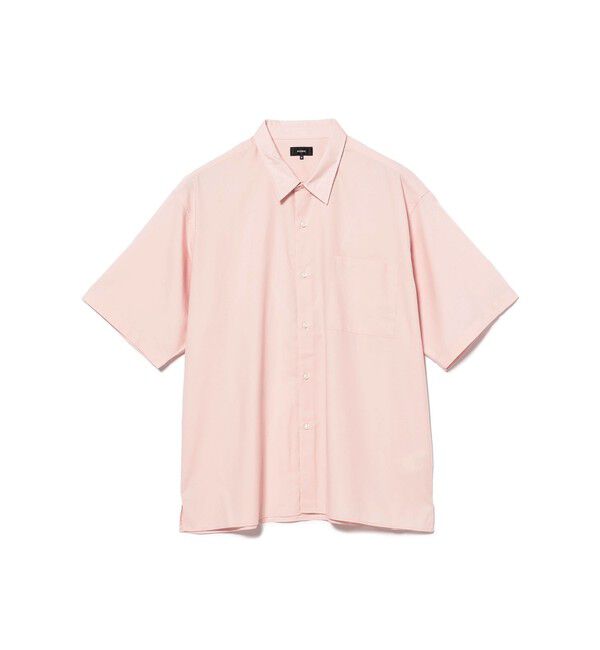 BEAMS「ソリッド TR ハーフスリーブ シャツ」|シャツ・ブラウス|