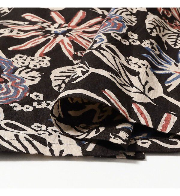 BEAMS PLUS「Open Collar Block Print ②」|シャツ・ブラウス|