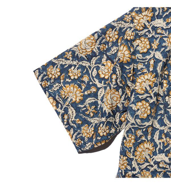 BEAMS PLUS「Open Collar Block Print ①」|シャツ・ブラウス|