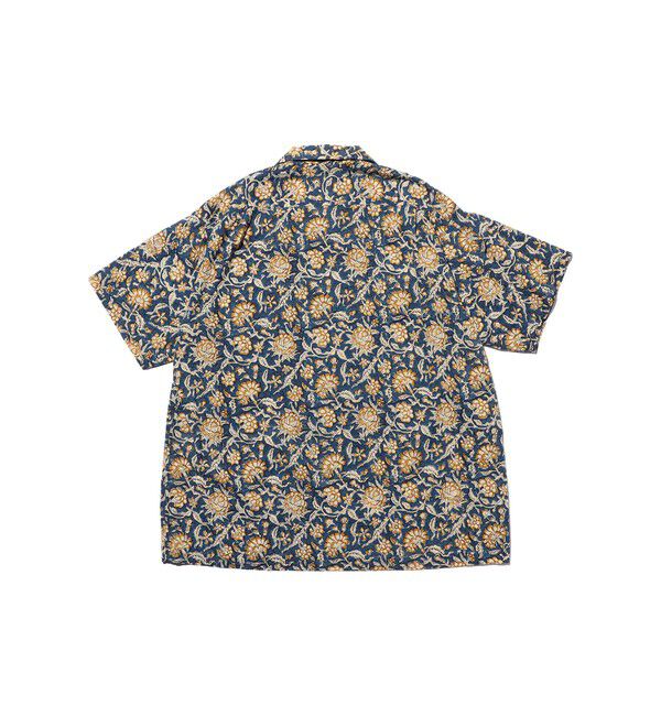 BEAMS PLUS「Open Collar Block Print ①」|シャツ・ブラウス|