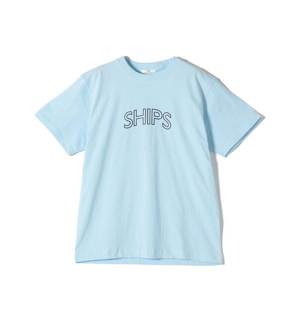 SHIPS for women「【累計販売数9万枚突破!!】【WEB限定】 SHIPS ラウンド プリント ロゴ TEE」|Tシャツ・カットソー|