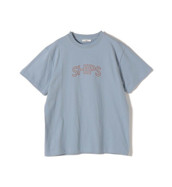 SHIPS for women「【累計販売数9万枚突破!!】【WEB限定】 SHIPS ラウンド プリント ロゴ TEE」|Tシャツ・カットソー|