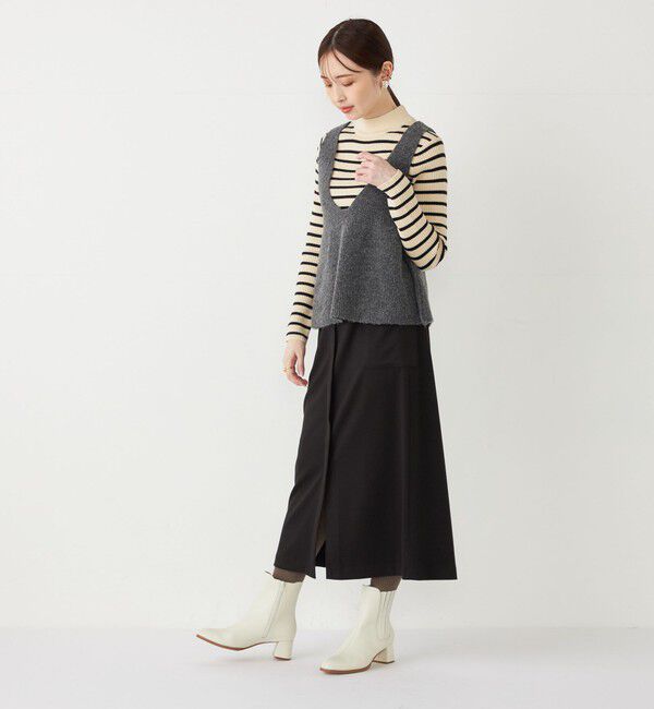 SHIPS Colors 「SHIPS Colors:〈手洗い可能〉TR 起毛 ストレッチ ポケット スカート◇」|スカート|