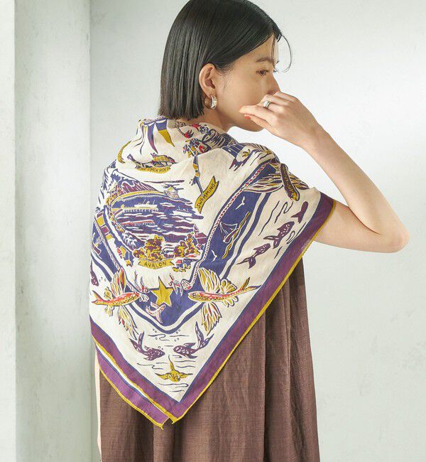 SHIPS for women「BINDU: スカーフ 100&times;100」|バンダナ・スカーフ|