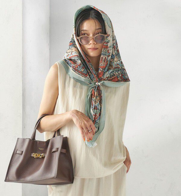 SHIPS for women「BINDU: スカーフ 100&times;100」|バンダナ・スカーフ|