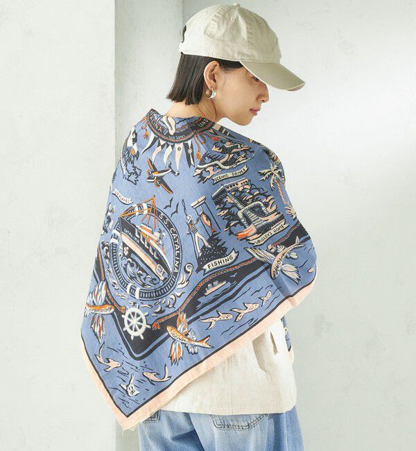 SHIPS for women「BINDU: スカーフ 100&times;100」|バンダナ・スカーフ|