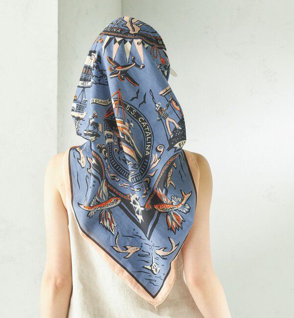 SHIPS for women「BINDU: スカーフ 100&times;100」|バンダナ・スカーフ|