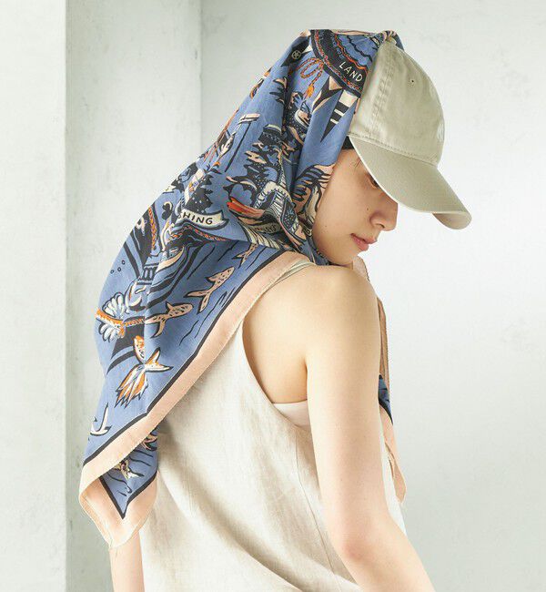 SHIPS for women「BINDU: スカーフ 100&times;100」|バンダナ・スカーフ|