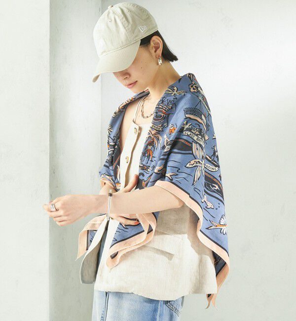 SHIPS for women「BINDU: スカーフ 100&times;100」|バンダナ・スカーフ|