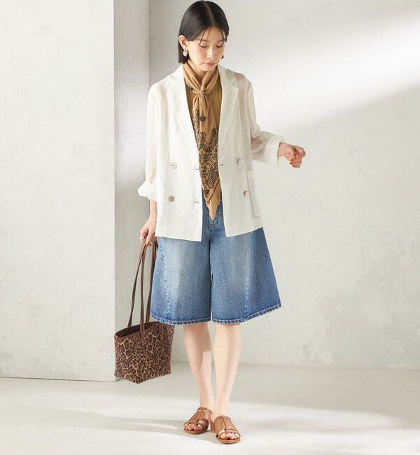 SHIPS for women「【一部SHIPS別注】destin: バンダナ カレ 90&times;90」|バンダナ・スカーフ|