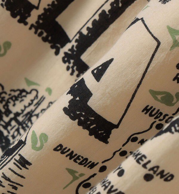 SHIPS for women「【SHIPS別注】BINDU:〈手洗い可能〉フロリダ マップ スカート」|スカート|