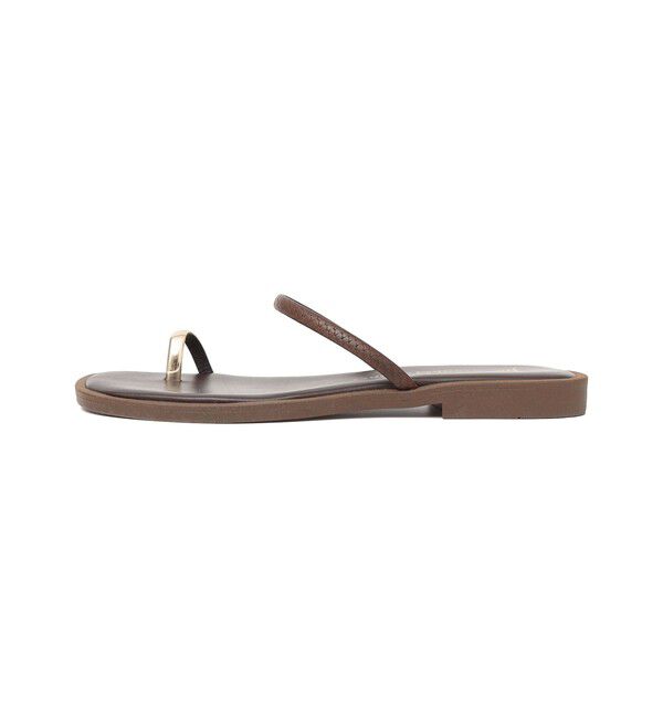 SHIPS for women「NICOLAS LAINAS: リング フラット サンダル」|サンダル|